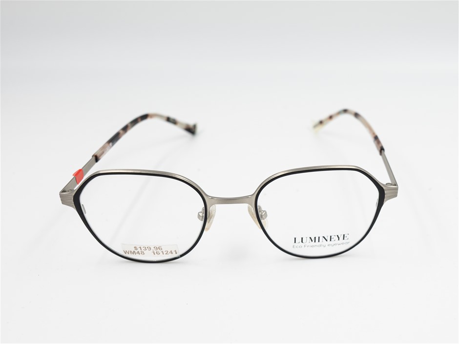LUMINEYE Glasses Frames, 48-19-145, LU00061-C1. RRP: $139.96. Buyers Note