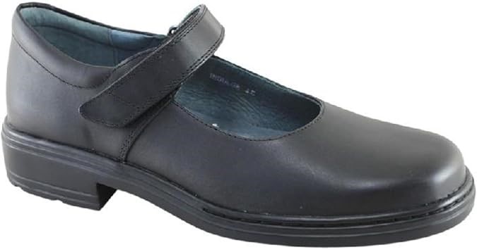 CLARKS Kid's Indulge Junior School Shoe, Black, Size UK7E, 122729. Buyers