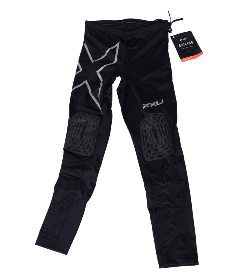 2XU Women's High Performance Power Compression Tights, Size M, Black/Reflec