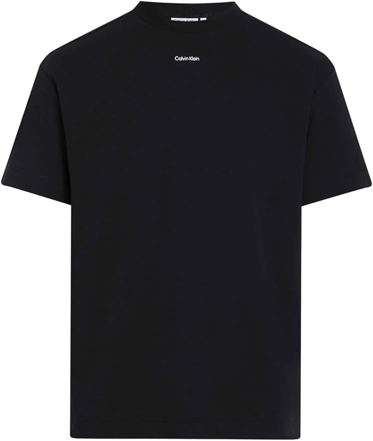 CALVIN KLEIN Men's Nano Logo Interlock Tee, Size S, CK Black (BEH), K10K112