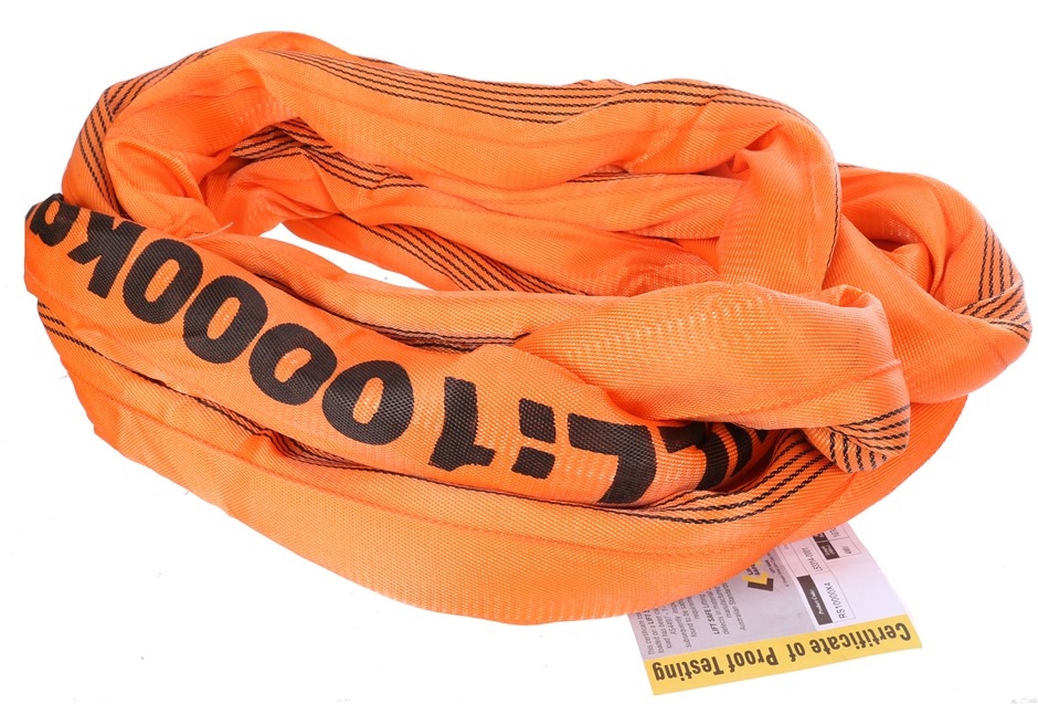 Round Lifting Sling, WLL 10,000kg x 4M (With Test Cert)