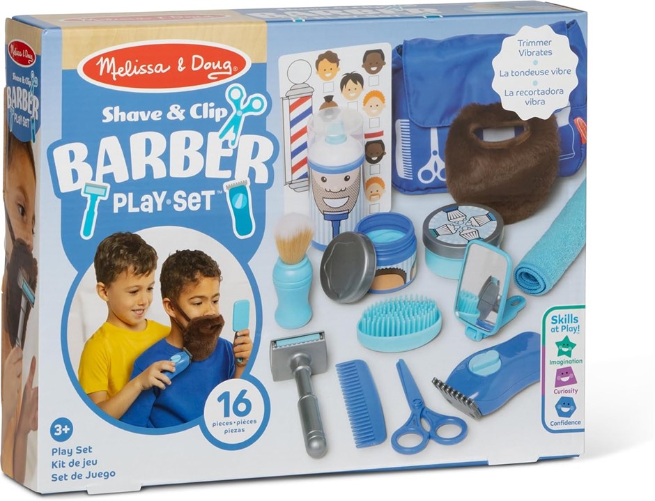 MELISSA AND DOUG Barber Shop Play Set