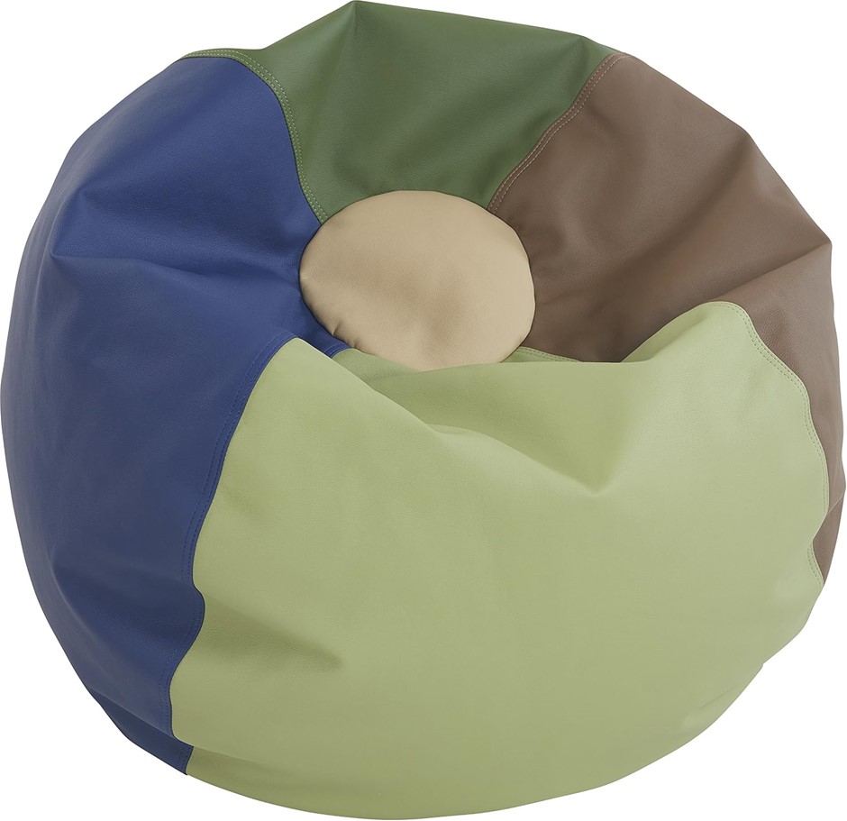 ECR4KIDS Standard Classic Bean Bag, Earthtone (35"), Durable polyurethane,