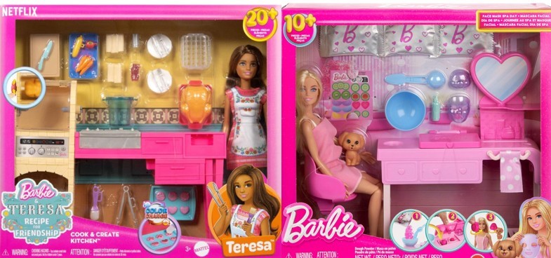 1 X  Barbie and Teresa Recipe for Friendship Teresa Fashion Doll & Kitchen