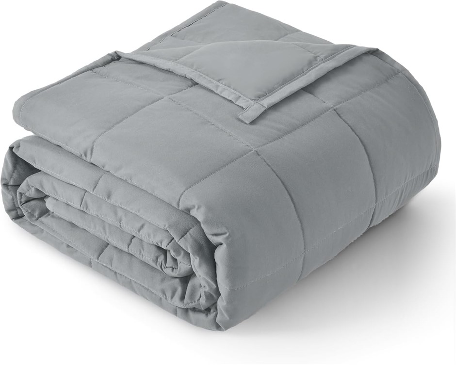 BUZIO Weighted Blanket for Adults - All Season Cooling and Warmth 6.8kg. NB