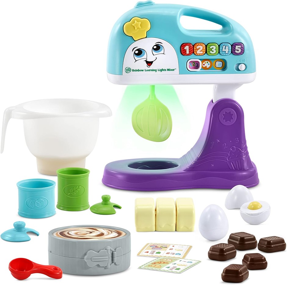 2 X LEAPFROG Rainbow Learning Lights Mixer. NB: Slightly damaged box.