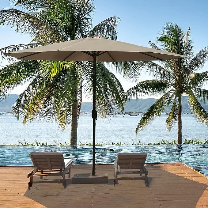 ONTHEWAY Patio Umbrella Enhanced Replacement Canopy