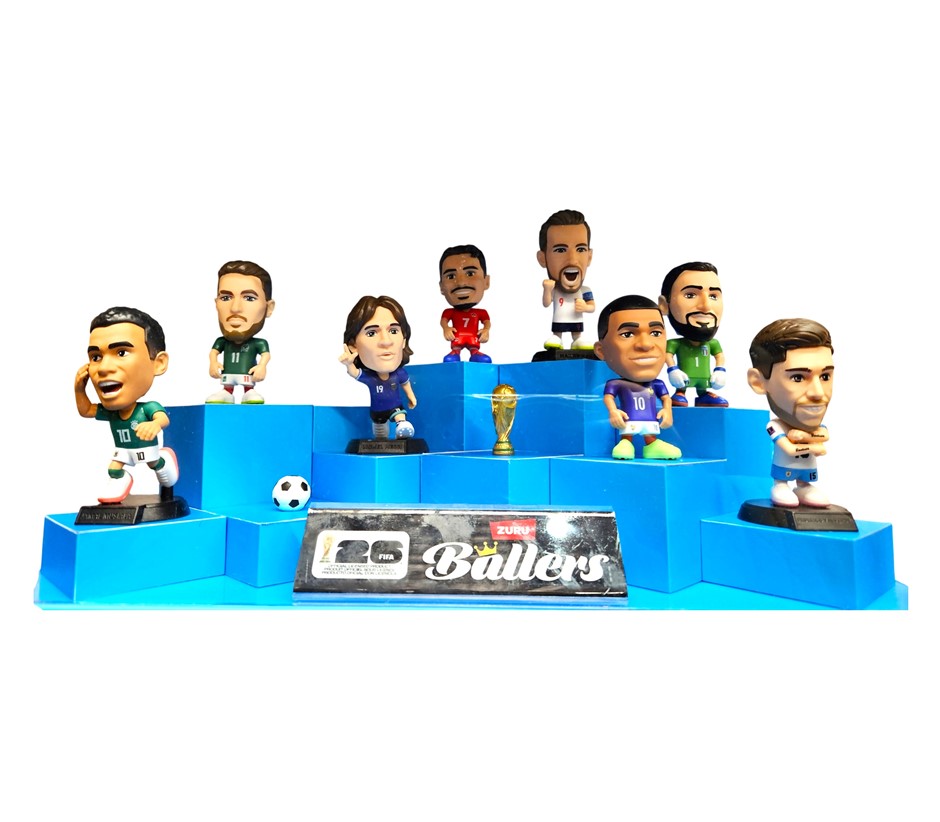 ZURU FIFA World Cup 2026 Ballers Full Display Case Set. NB: Damaged packagi