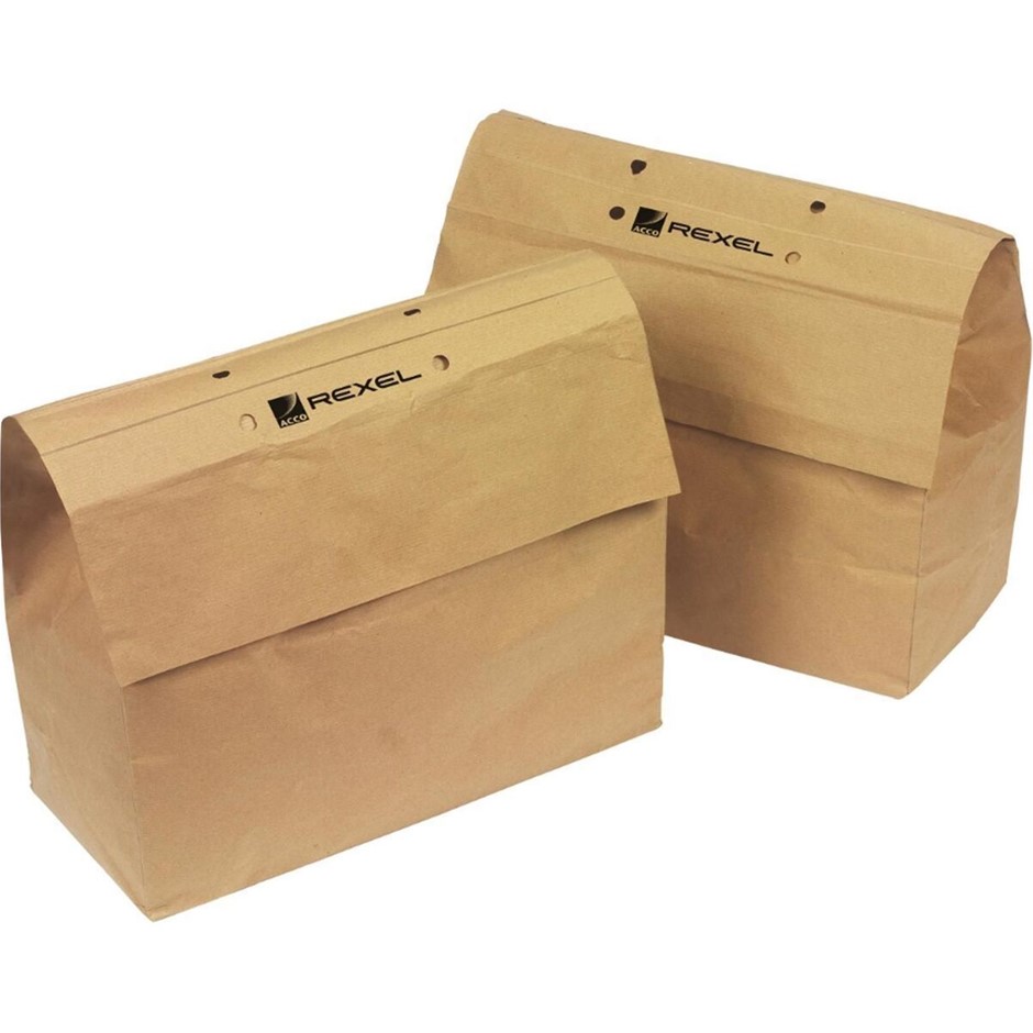 4 x Rexel Expandable Shredder Waste Bags For Auto+ 300X 40 Litre Capacity B