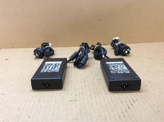 DELL 180W Large Round Pin Laptop Chargers (Lot of 2)