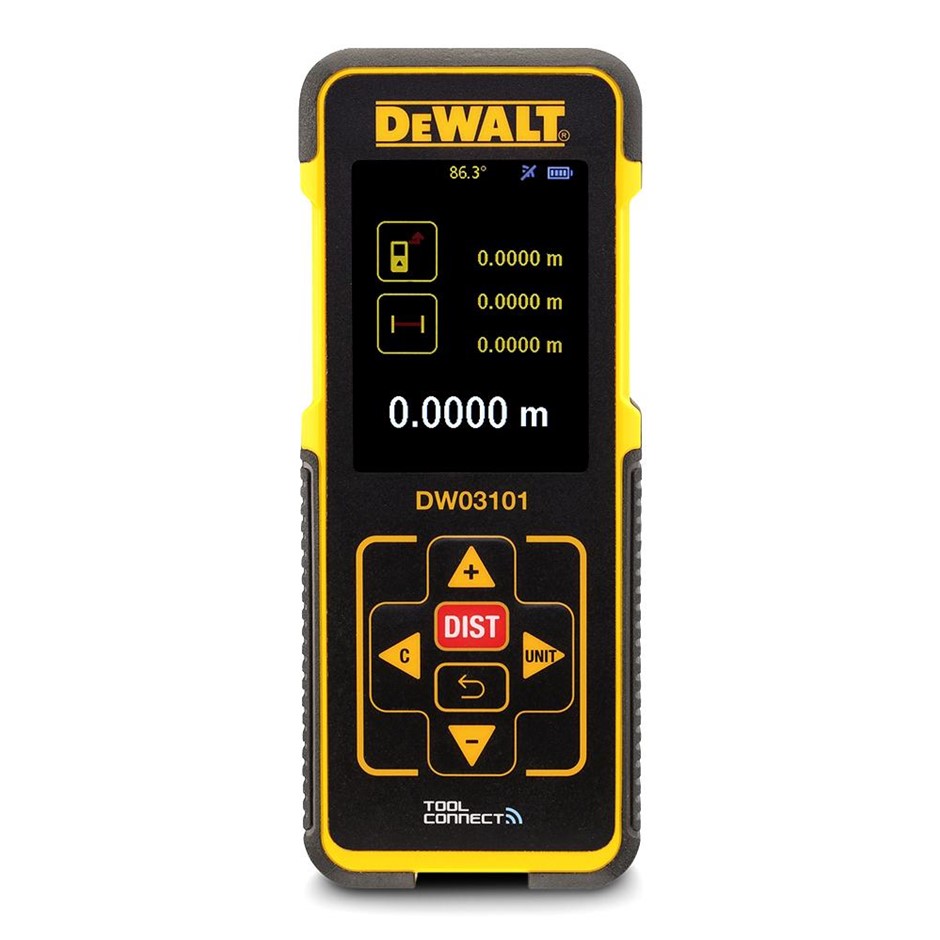 DeWALT 100M Tool Connect Laser Distance Measurer.