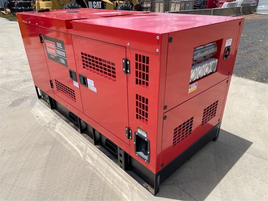 Silenced 110kVA Generator (Unused)
