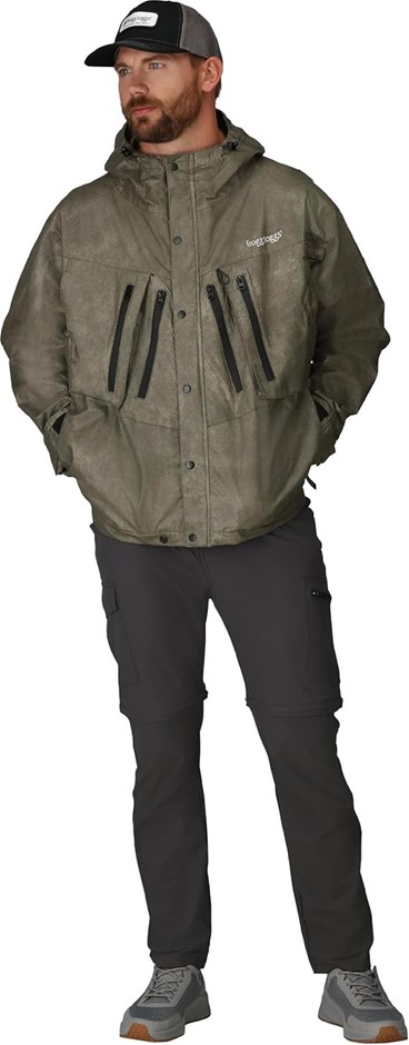FROGG TOGGS Tekk Toad Breathable Rain/Wading Jacket, 2XL
