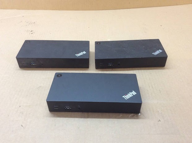 ThinkPad USB-C Dock DK1633 Docking Station (Lot of 3)
