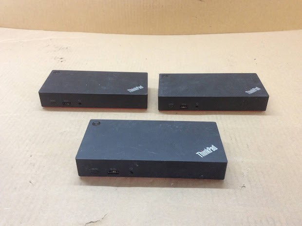 Lenovo ThinkPad USB-C Dock Gen 2 LDC-G2 Docking Station (Lot of 3)