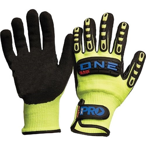 60 Pairs x ARAX ONE Anti Vibration Nitrile Foam Gloves, Size 8, Cut Resista