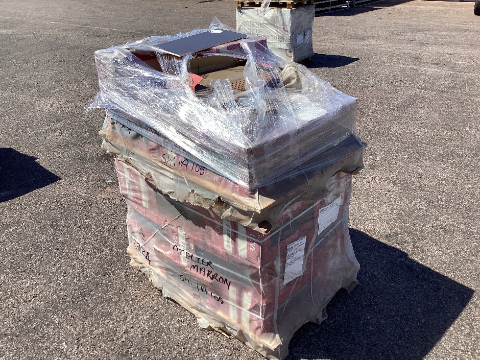 Pallet of Assorted Tiles Atelier Marron 22.5cm x 45cm
