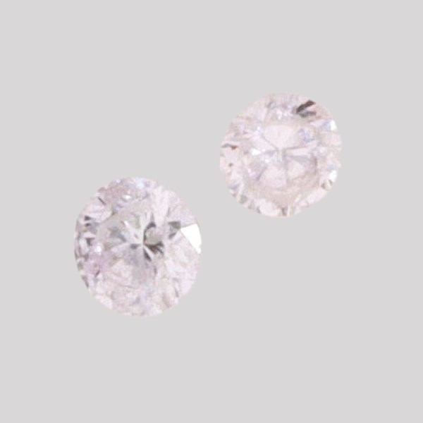 0.024ct (2pcs) Fancy Pink Diamonds