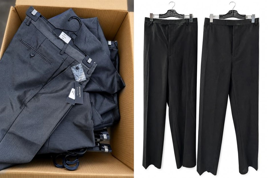 30 x SCUZZATTI Men’s Business Formal Trousers – Dress Pants, Assorted Sizes