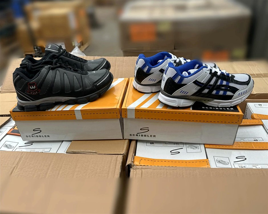 17 Pairs SCRIBBLER Athletic Sneakers Bundle – 9 Pairs Black Size EU 41 + 8
