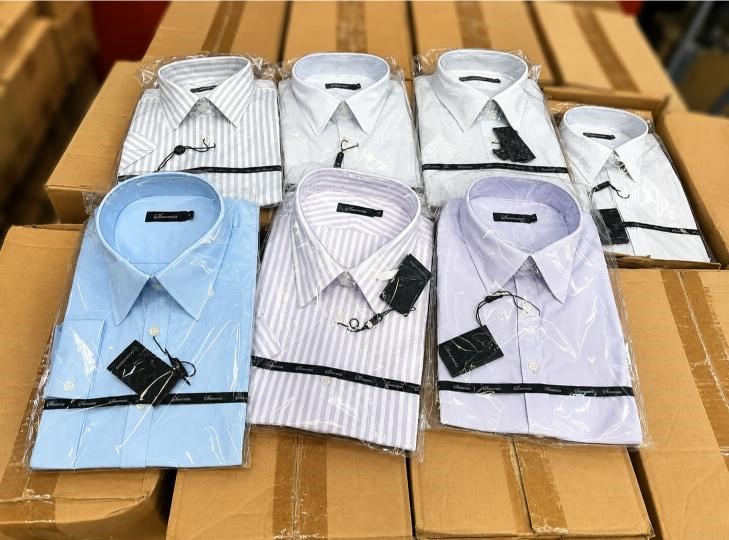 450 Pieces Women's Sleeve Business Dress Shirts, Assorted Colours, Sizes &