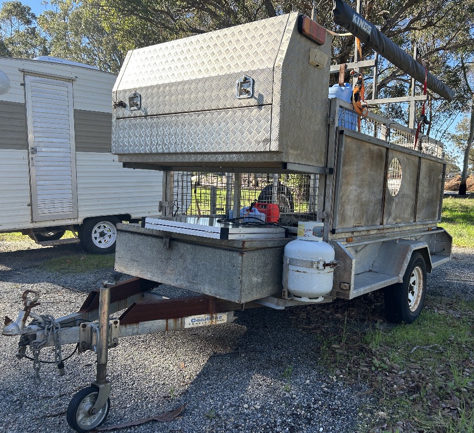 2017 CoastMac Galvanised Cage Trailer