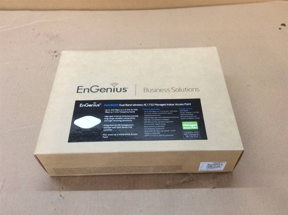 EnGenius EWS360AP Dual Band Wireless AC1750 Managed Indoor Access Point