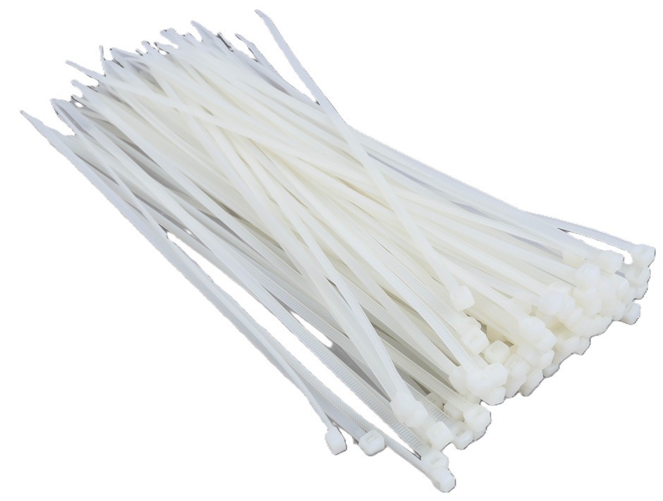 3 Packs Of Cable Ties Each 100pcs, Size: 4.8 x 300mm, White.