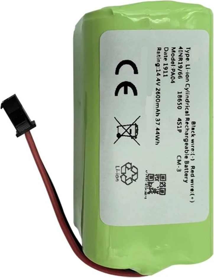 Cleaning Robot Batter, Compatible For GSP, PA04 Battery 2600mAh 14.4V 37.44