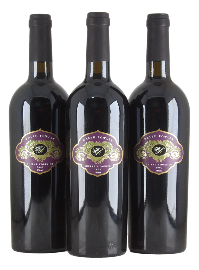 Ralph Fowler Shiraz Viognier 2002 (3x 750mL), SA
