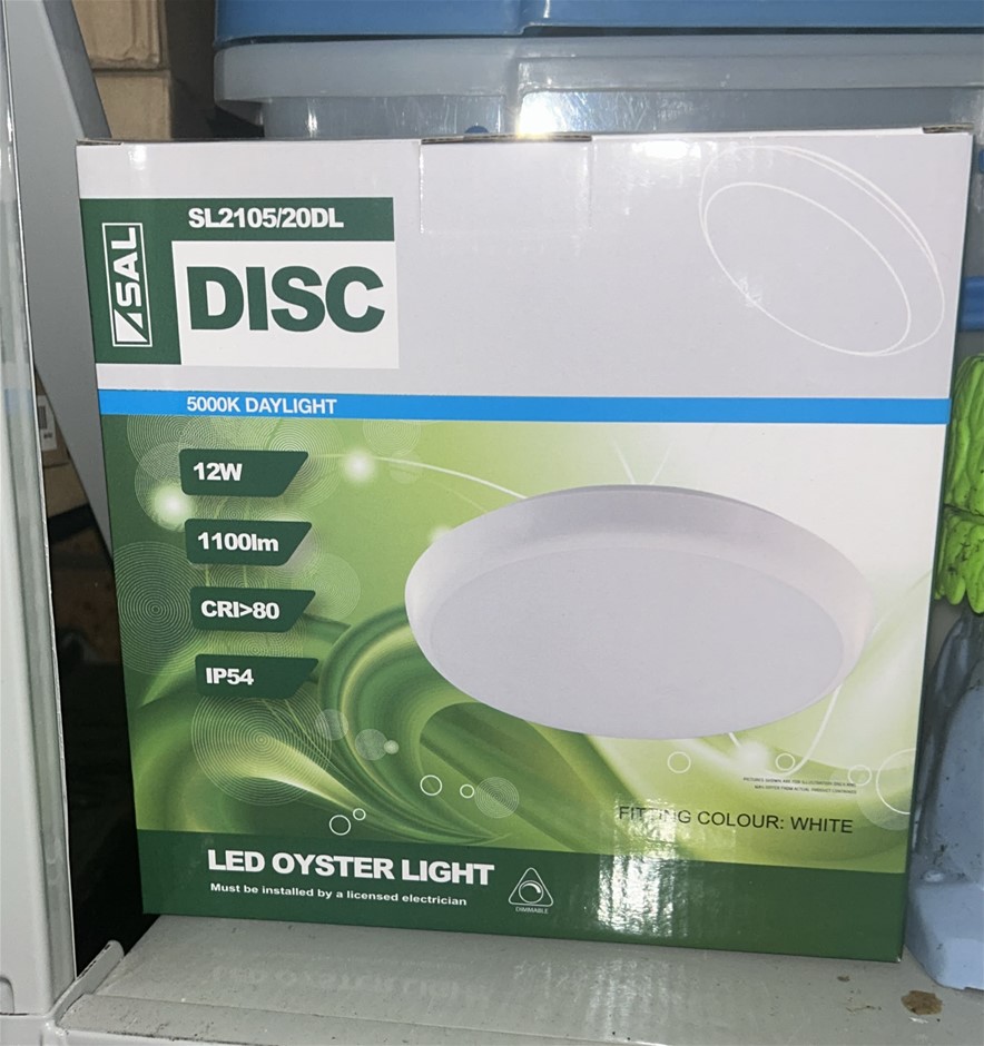 LED Oyster Light (White) (SL2105/20DL) (5000K Daylight)