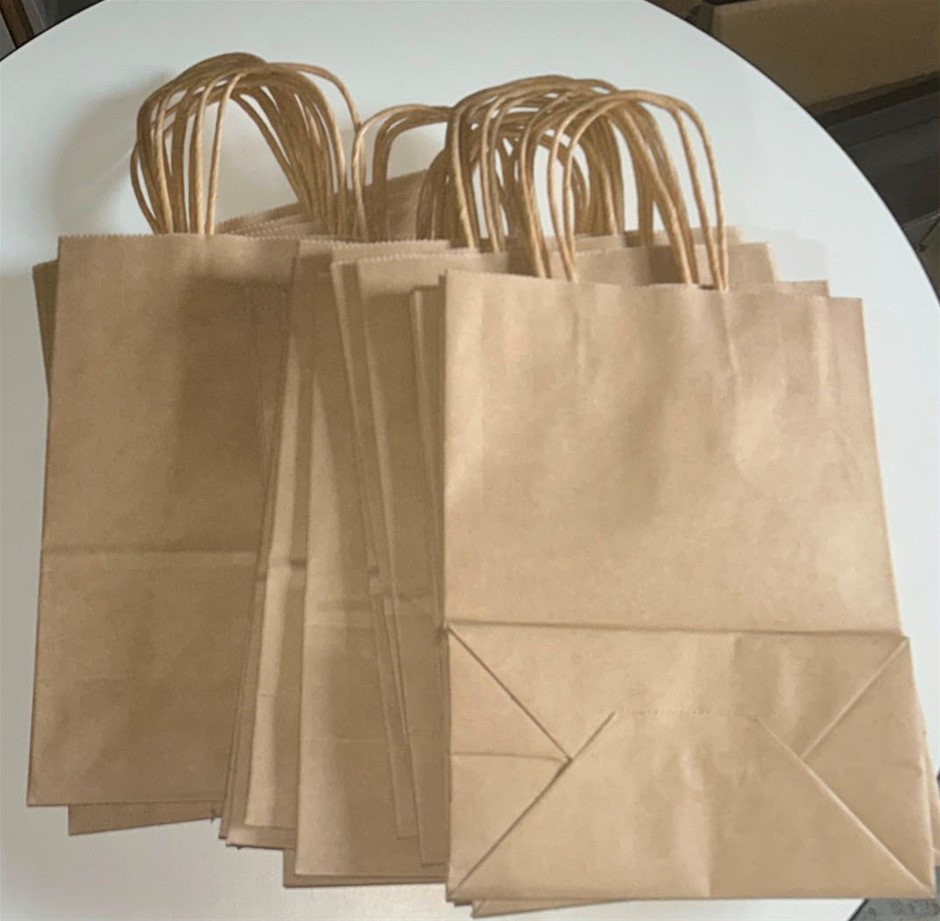 100x Paper Bags (Brown)