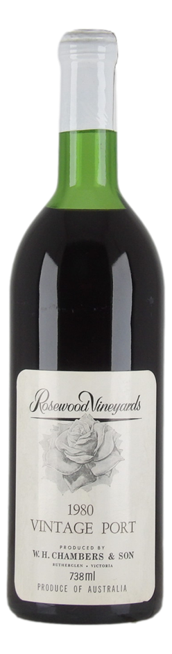 Rosewood Vineyards (Chambers) Vintage Port 1980 (1x 738mL)
