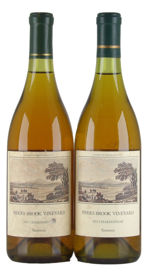 Pipers Brook Vineyard Chardonnay 1991-1992 (2x 750mL)