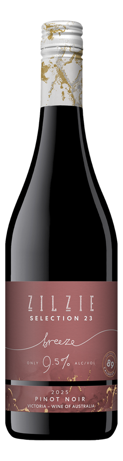 Zilzie Selection 23 Breeze Pinot Noir 2025 (12x 750mL) VIC