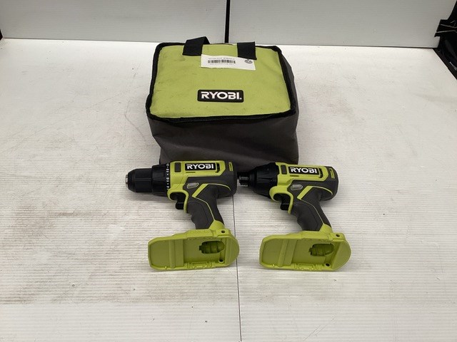 <p>Ryobi Drill Driver And Impact Driver In Bag</p>