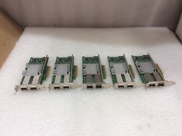 Intel X520-SR2 Converged&IBM 49Y7962 Network Adapters (Lot of 5)