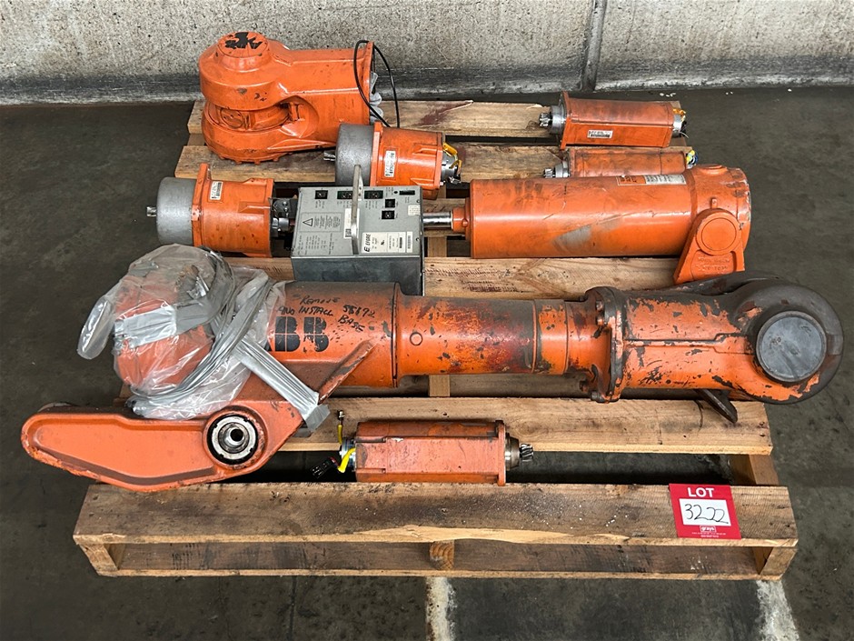 Pallet of Assorted ABB Robot Spare Parts