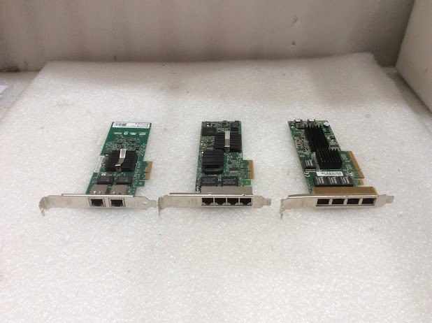 Dell Intel 0H092P&INTEL 82576-2T&Silicom PEG4IL Ethernet Adapter (Lot of 3)