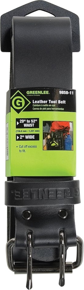 Greenlee 9858-11 Leather Tool Belt Heavy Duty