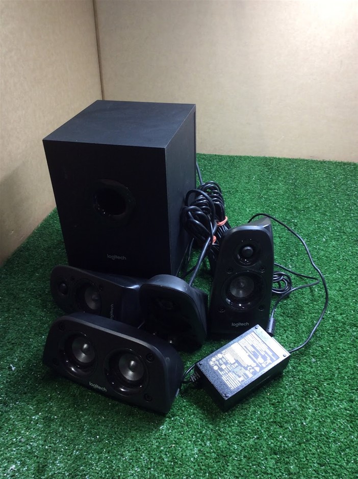 Logitech Z506 Speaker System With AC Adapter
