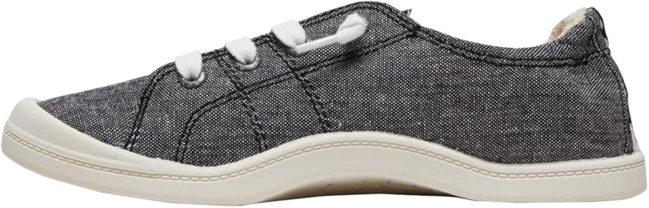 ROXY Women's Bayshore Slip on Sneaker Shoe, US7/EU37, Black, ARJS600418. B