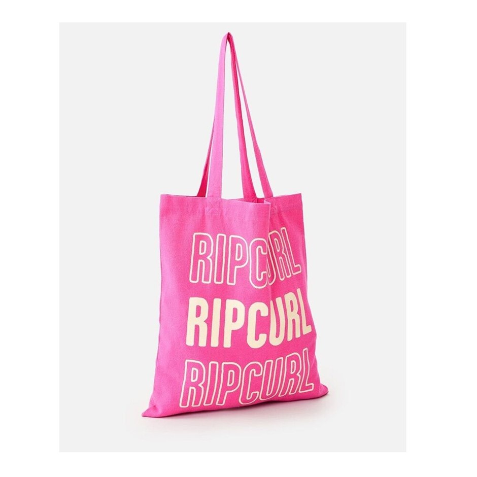 RIP CURL Women's 3L Mixed Shopper Tote Bag, Hot Pink. RRP: $30. Buyers Not