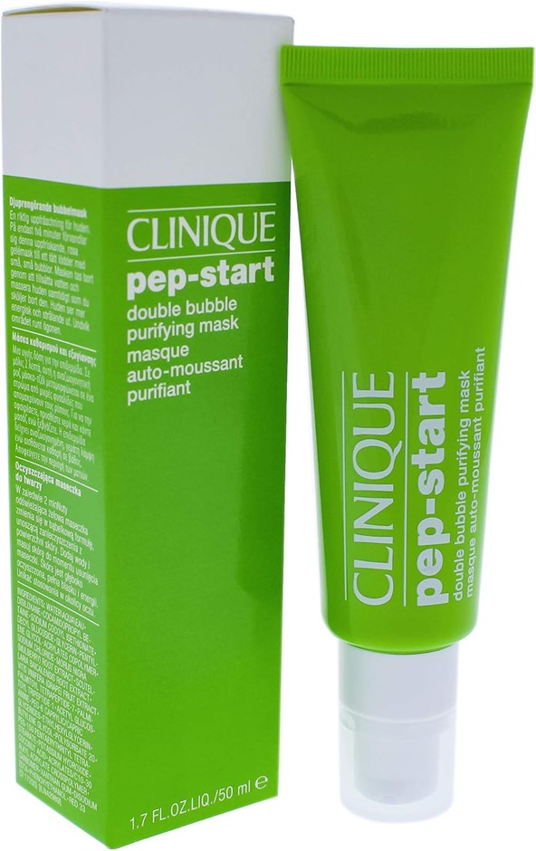 CLINIQUE Pep-start Double Bubble Purifying Mask, 50ml. Buyers Note - Disco