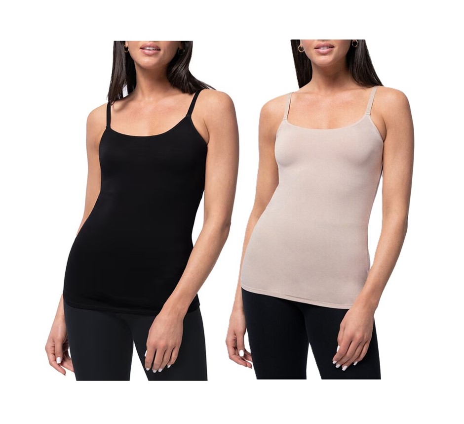 7 x PARASUCO Women's Camisole w/ Adjustable Straps, Size M, 95% Viscose Bam