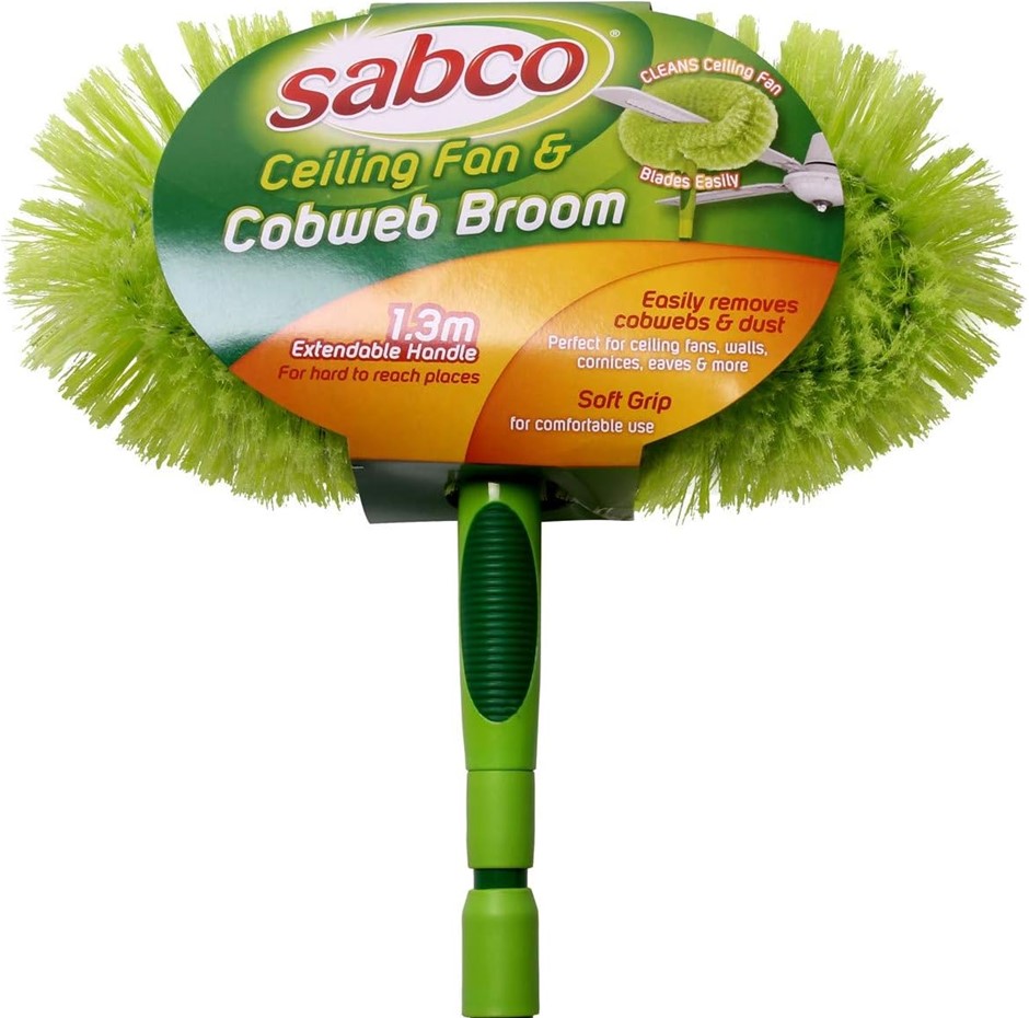Sabco SAB2327 Premium Cobweb Broom. NB: ONLY ATTACHMENT HEAD INCLUDED, NO B