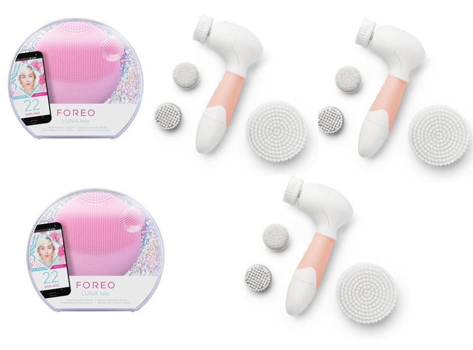 3 x Vanity Planet Spin for Perfect Skin Face & Body Cleansing Brush and 2 x