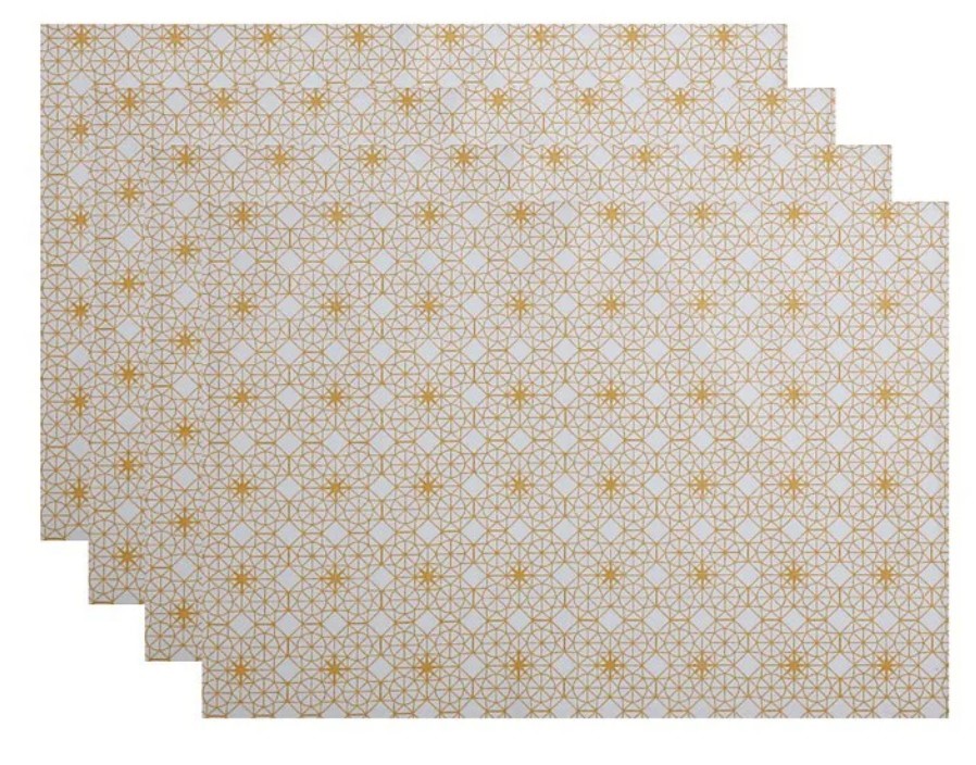 18 X Maxwell and Williams Starry Night Placemat Gold 33x48cm Set of 4. Some