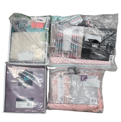 4 x Assorted Curtains, brands incl: Half Price Drapes and Lush Decor.