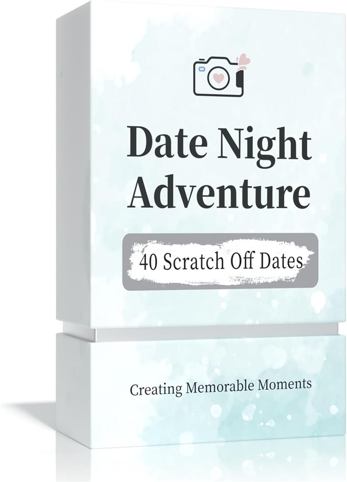 TRYUUNION 40 Date Night Ideas Card Games for Couples - Scratch Off Couples